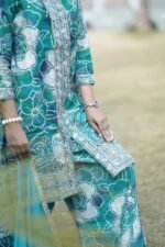 Aqua Petal Printed - Image 4