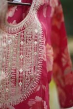 Rosy Bloom Floral Kurta Set - Image 3